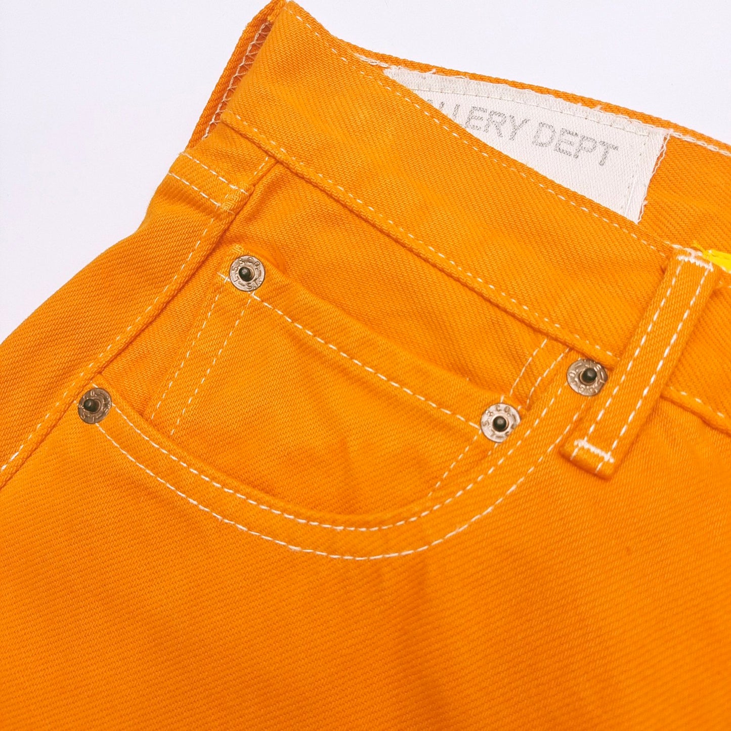 Gallery Dept Orange Flared Jeans