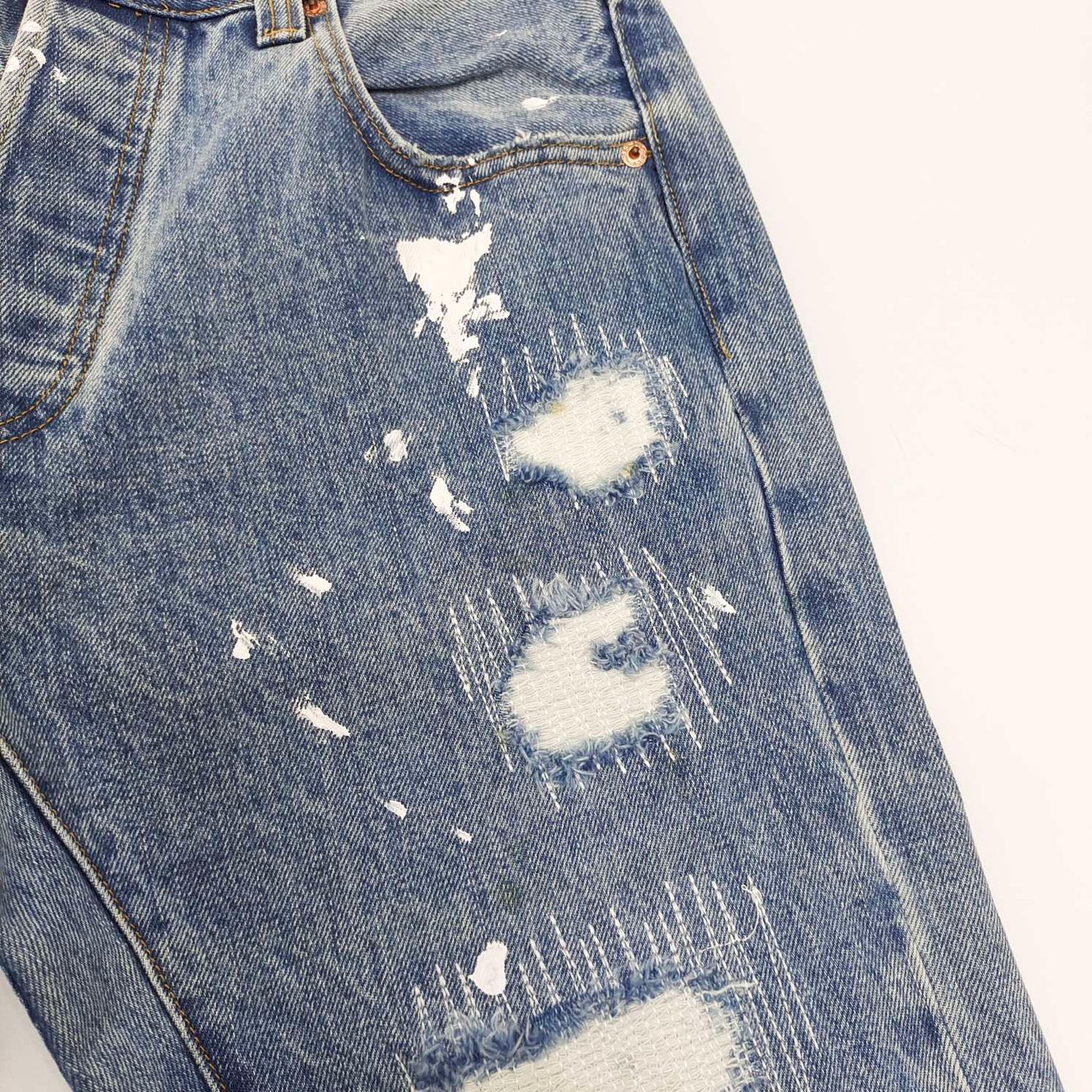 Gallery Dept Distressed Flared Jeans