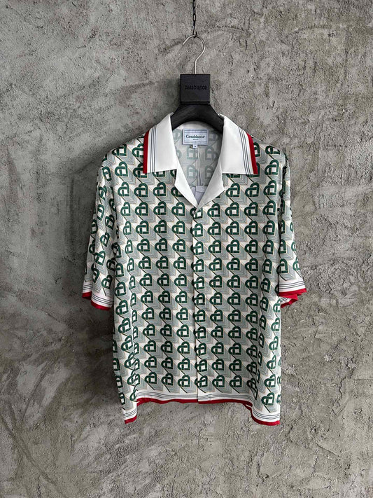 CASABLANCA Summer Men's Love Silk Shirt