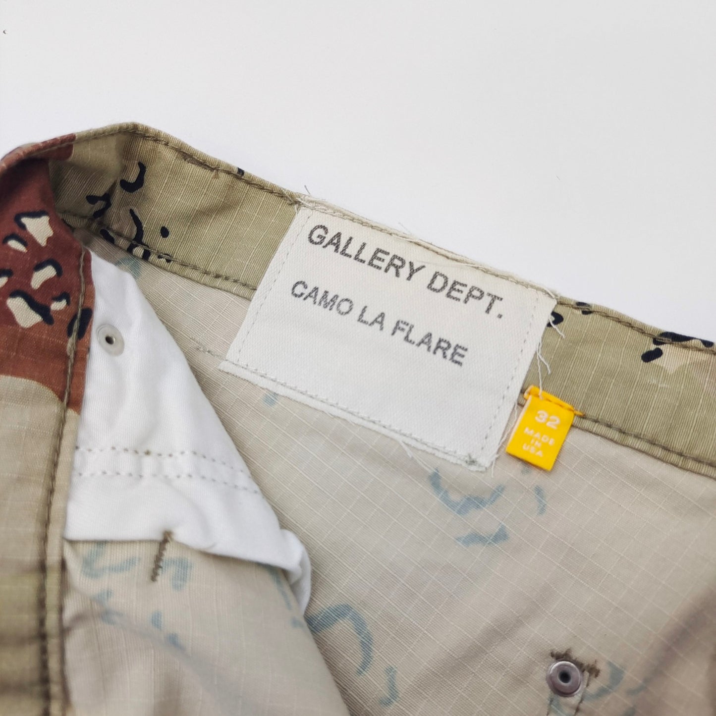 Gallery Dept Camouflage Cargo Pants