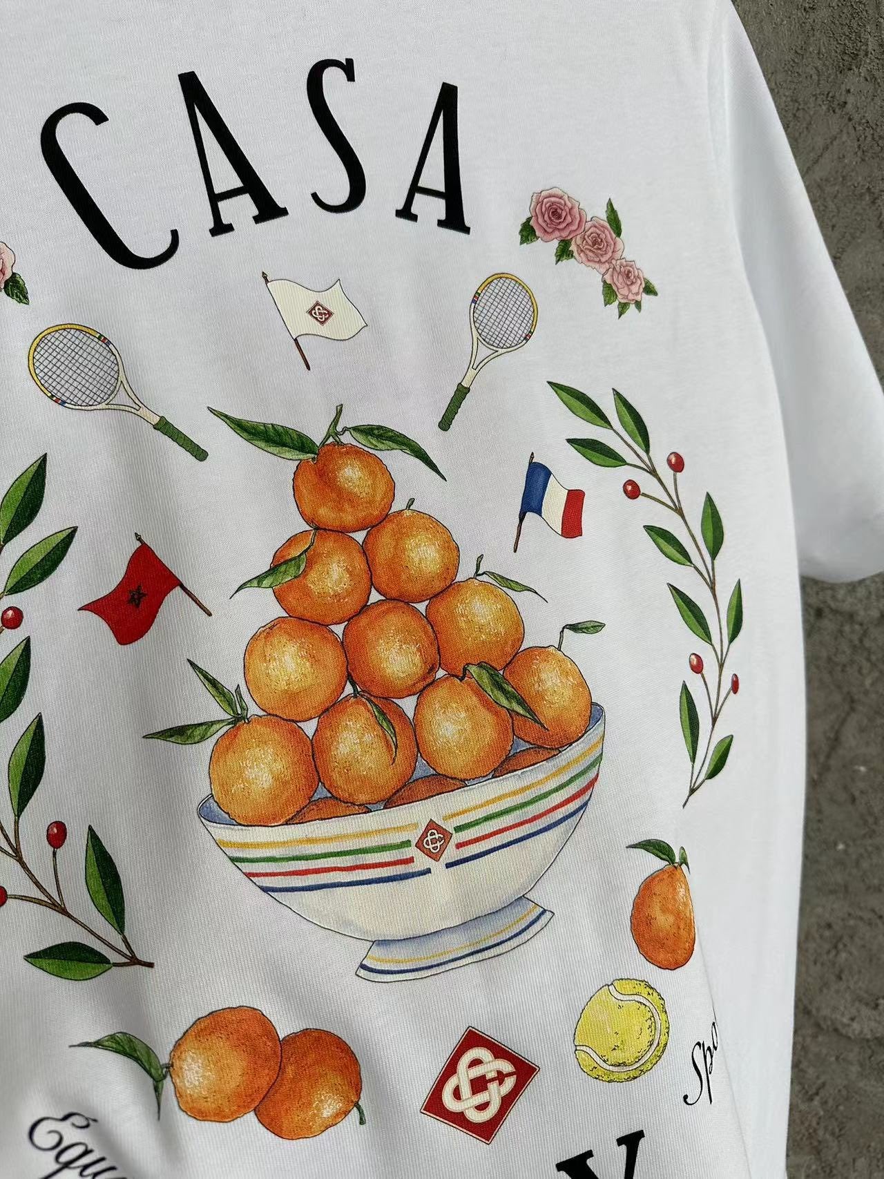 CASABLANCA Summer Men's Printed T-shirt