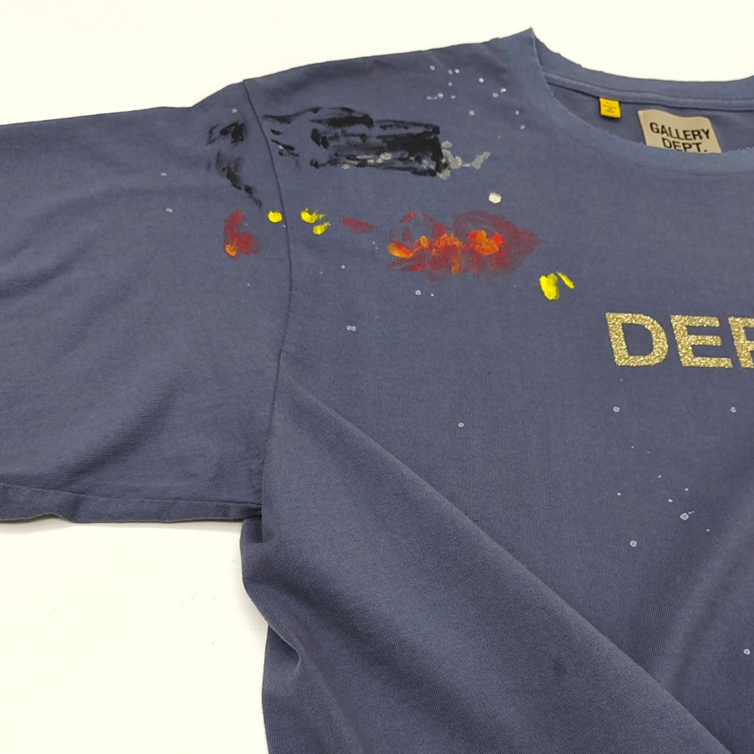 Gallery Dept Paint Dark Blue Tee