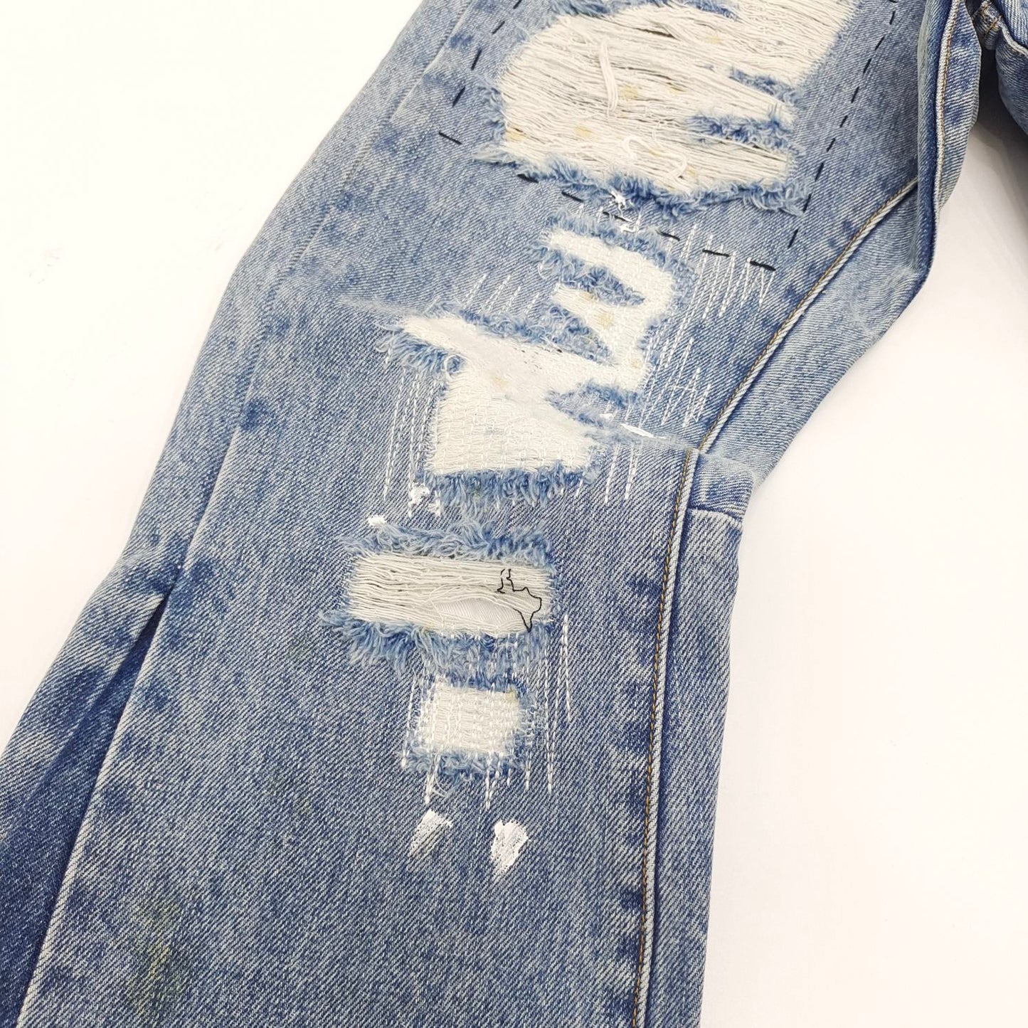 Gallery Dept Distressed Flared Jeans