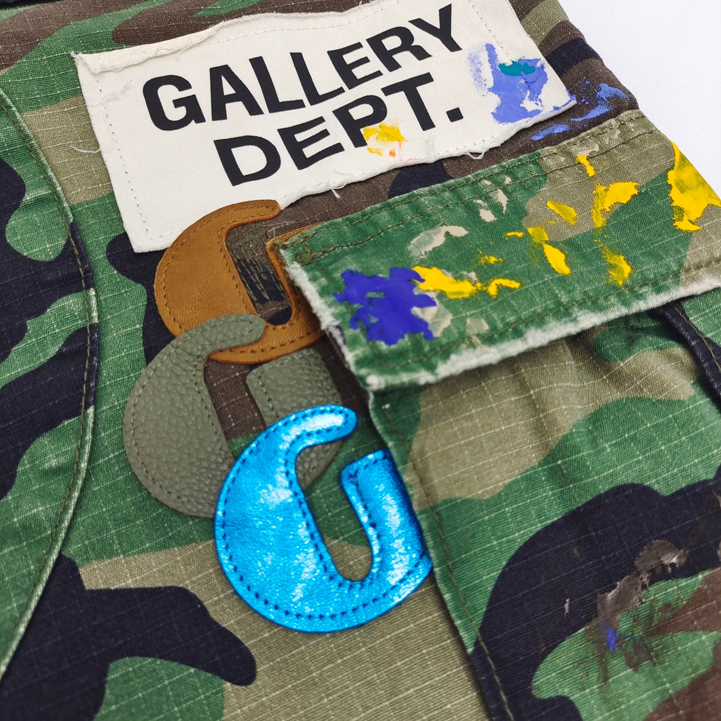 Gallery Dept G Patch Camouflage Shorts