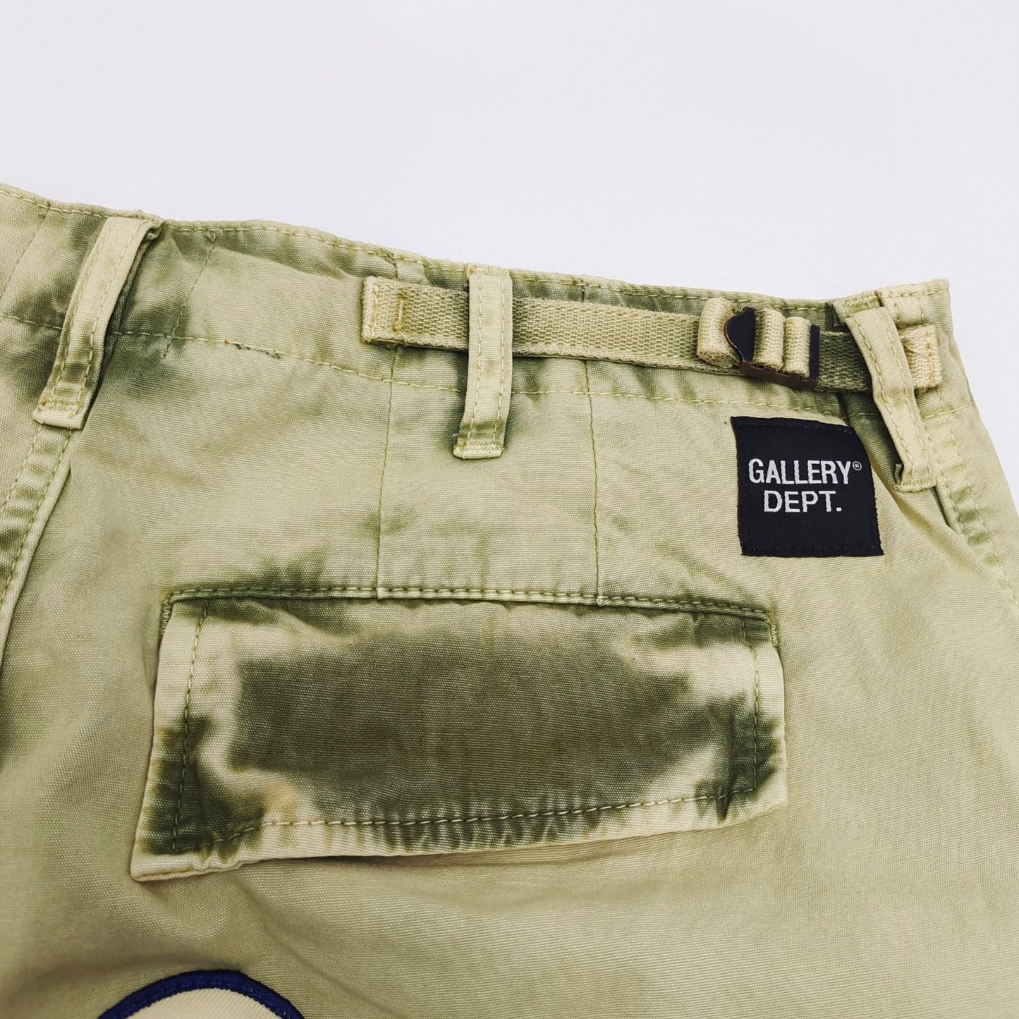 Gallery Dept Patch Embroidered Faded Shorts