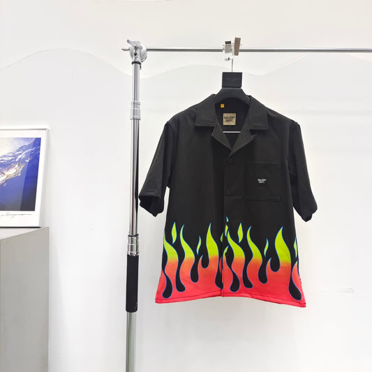 Gallery Dept Flame Print Shirt