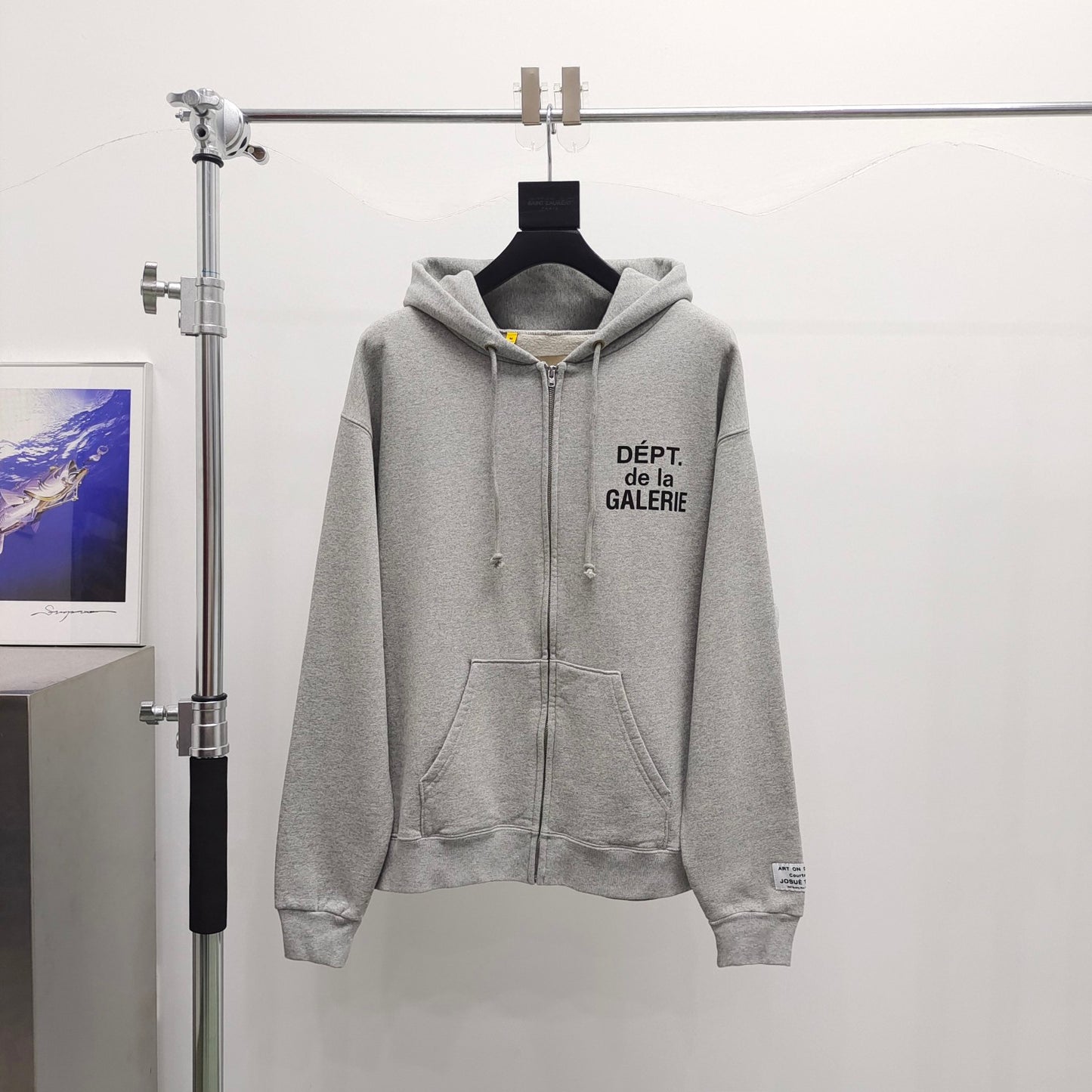 Gallery Dept Waterwave Faded Zipper Hoodie