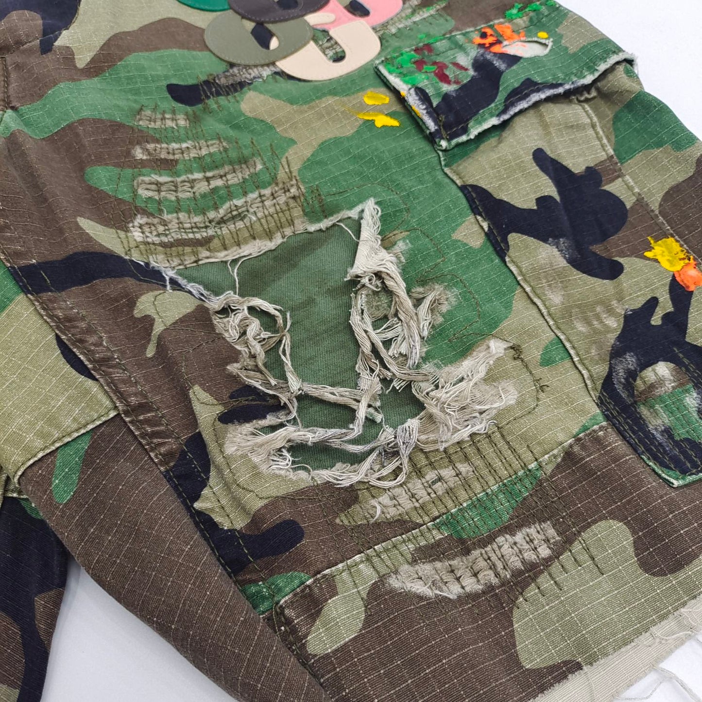 Gallery Dept G Patch Camouflage Shorts