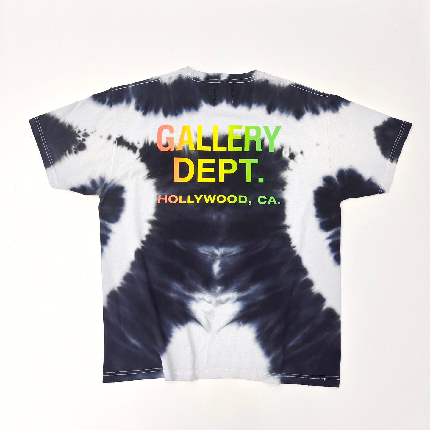 Gallery Dept Black White Tie Dye Tee