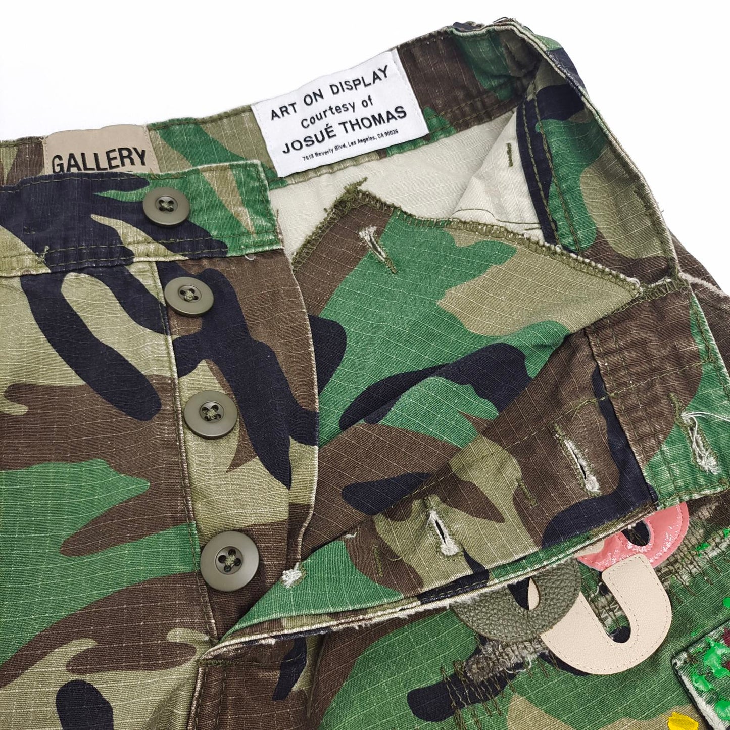 Gallery Dept G Patch Camouflage Shorts