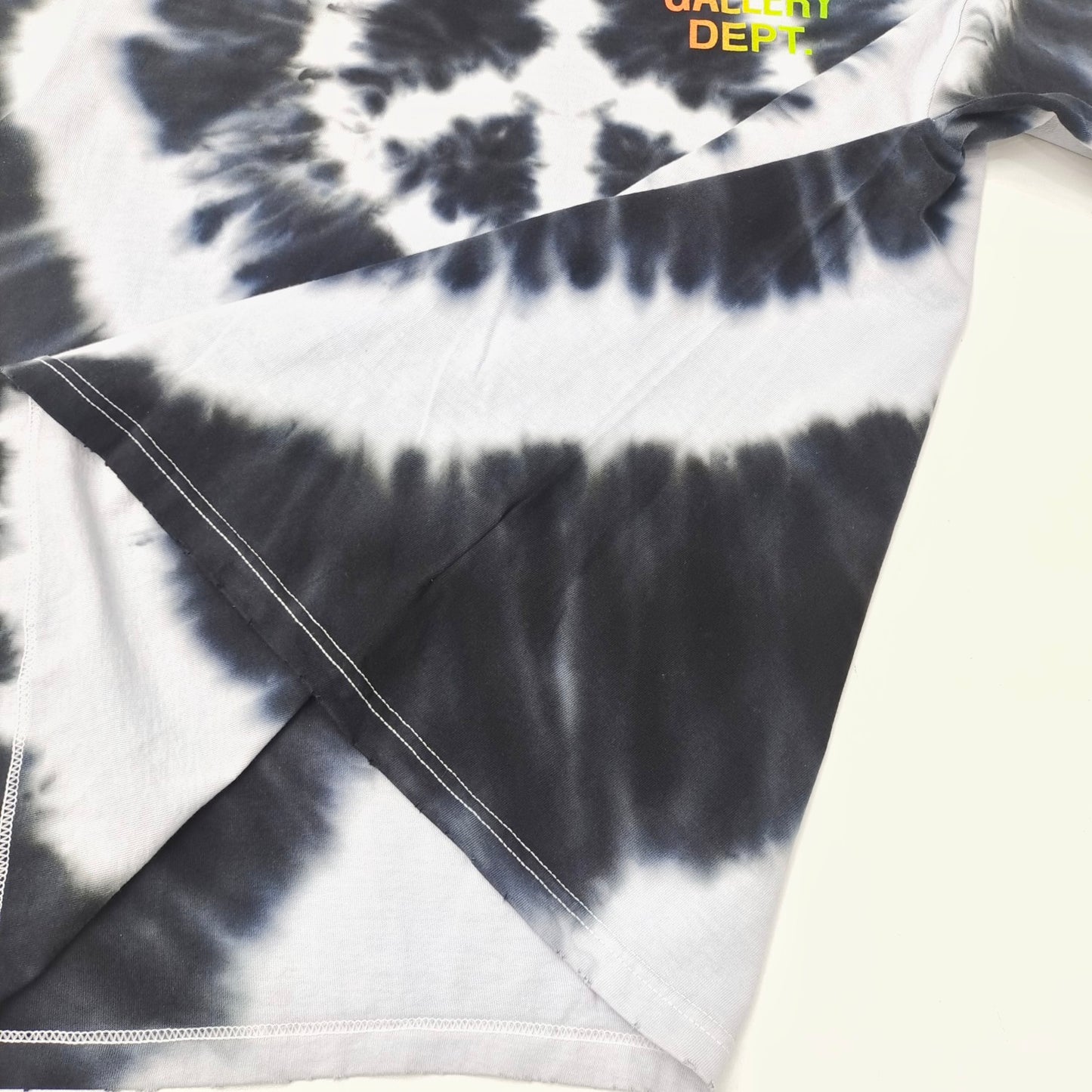 Gallery Dept Black White Tie Dye Tee