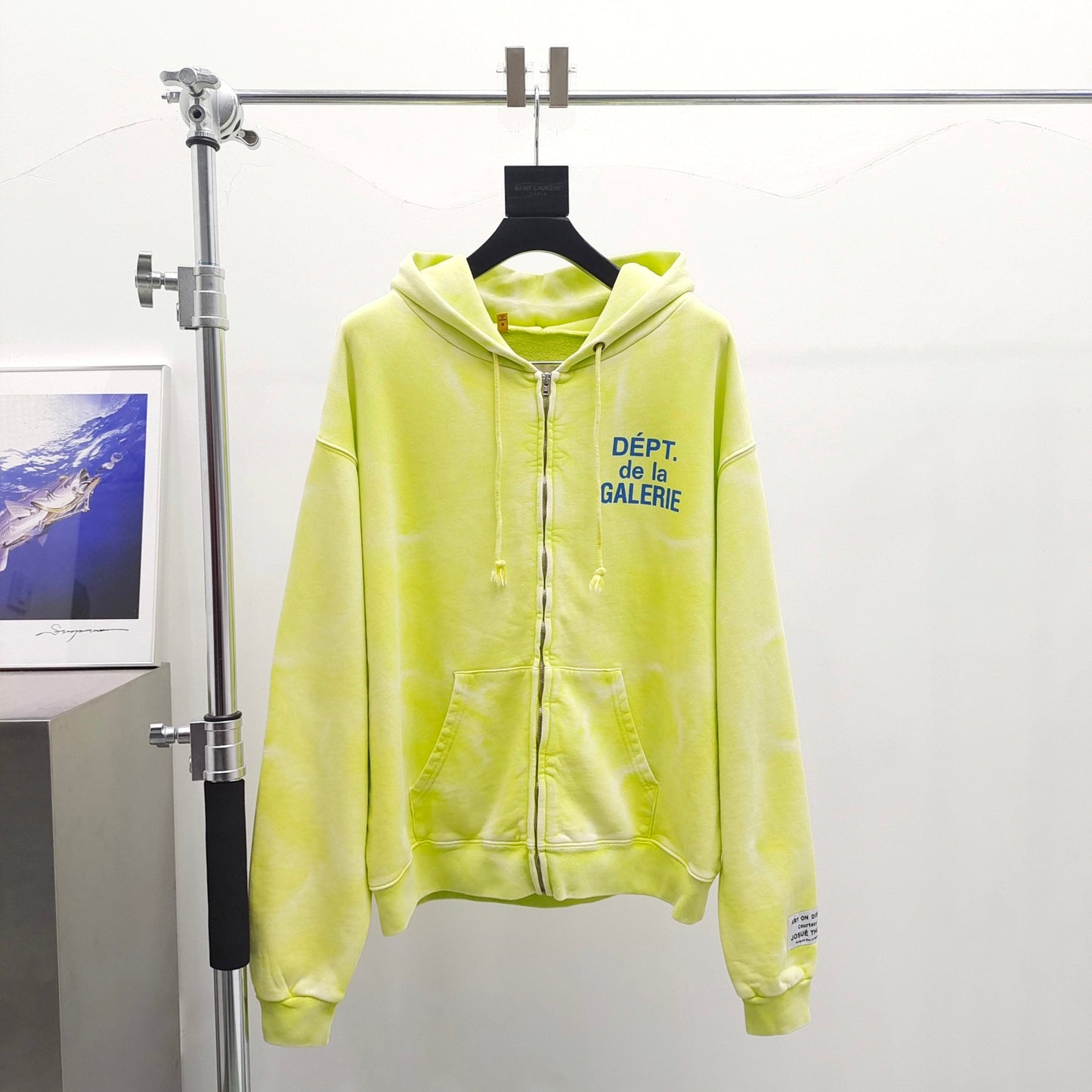 Gallery Dept Waterwave Faded Zipper Hoodie