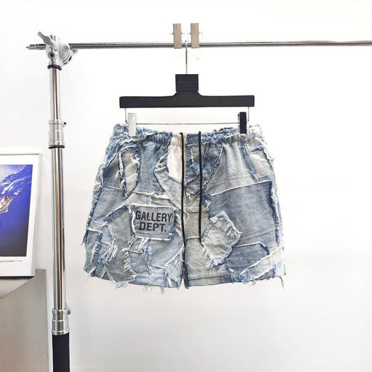 Gallery Dept Patch Denim Shorts