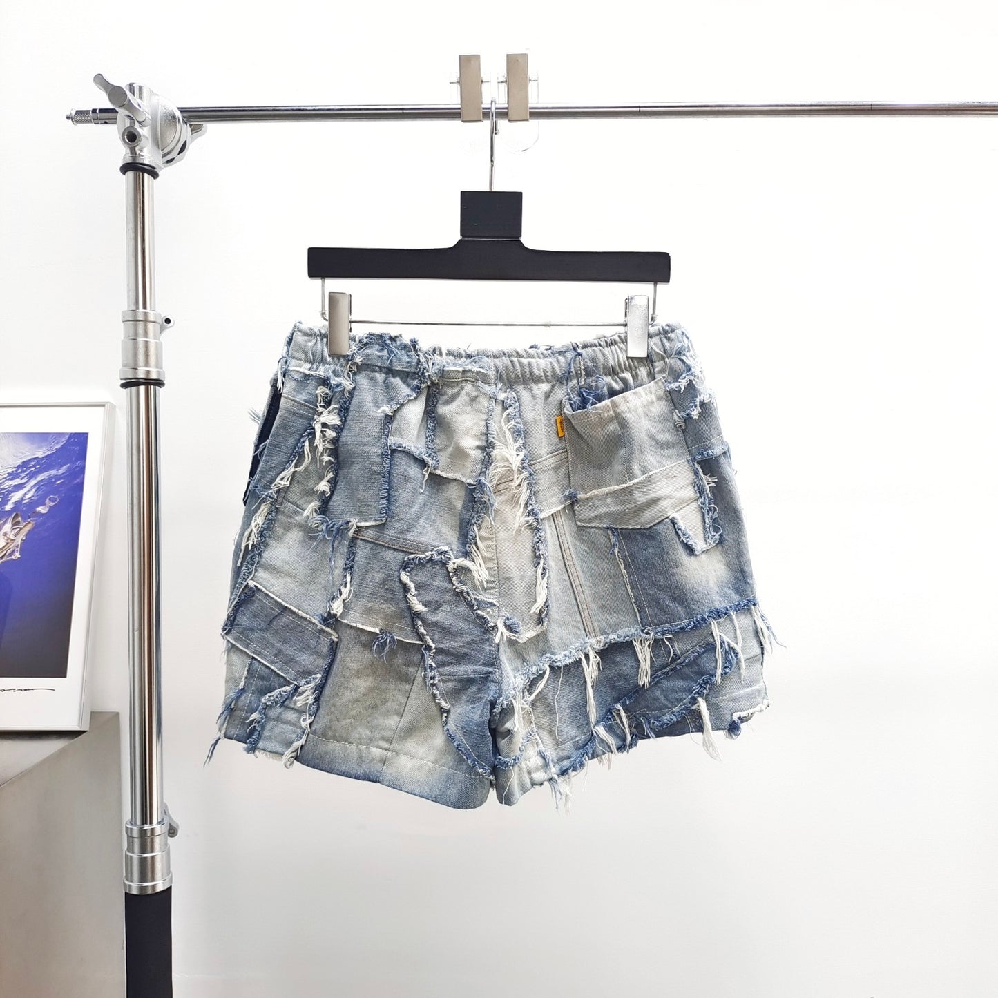 Gallery Dept Patch Denim Shorts