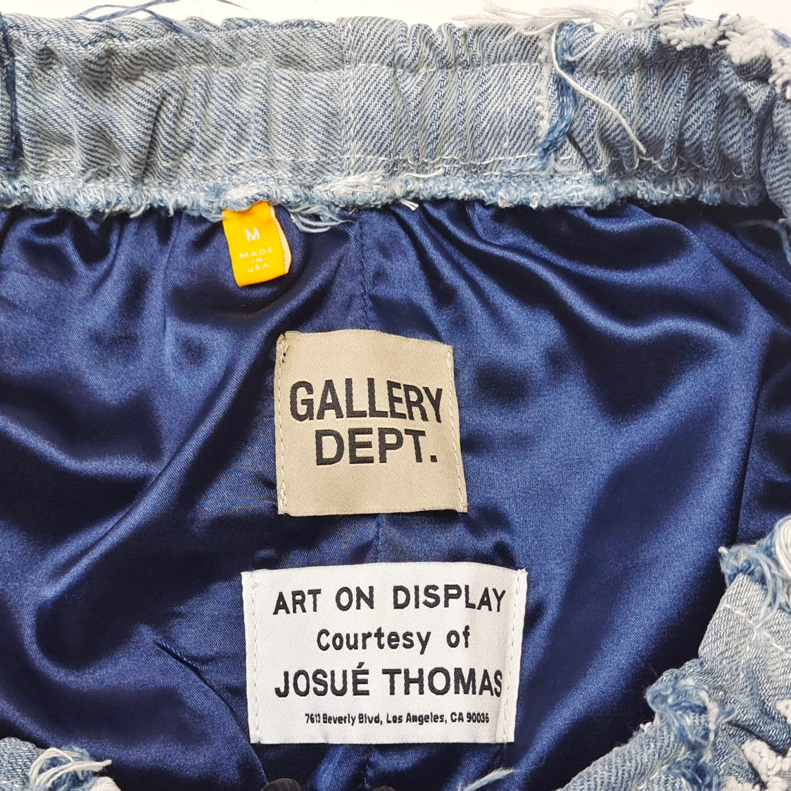 Gallery Dept Patch Denim Shorts