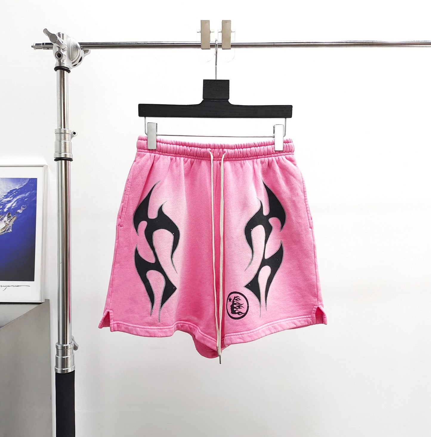 Hellstar Flame Printed Shorts