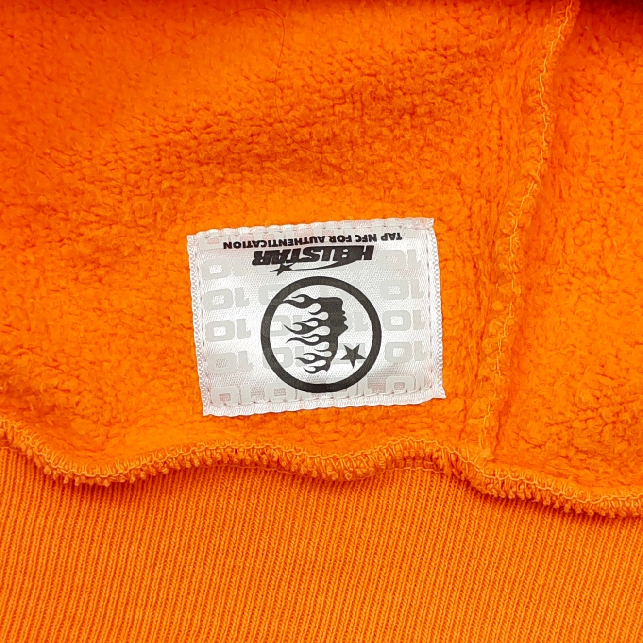 Hellstar Orange Faded Hoodie