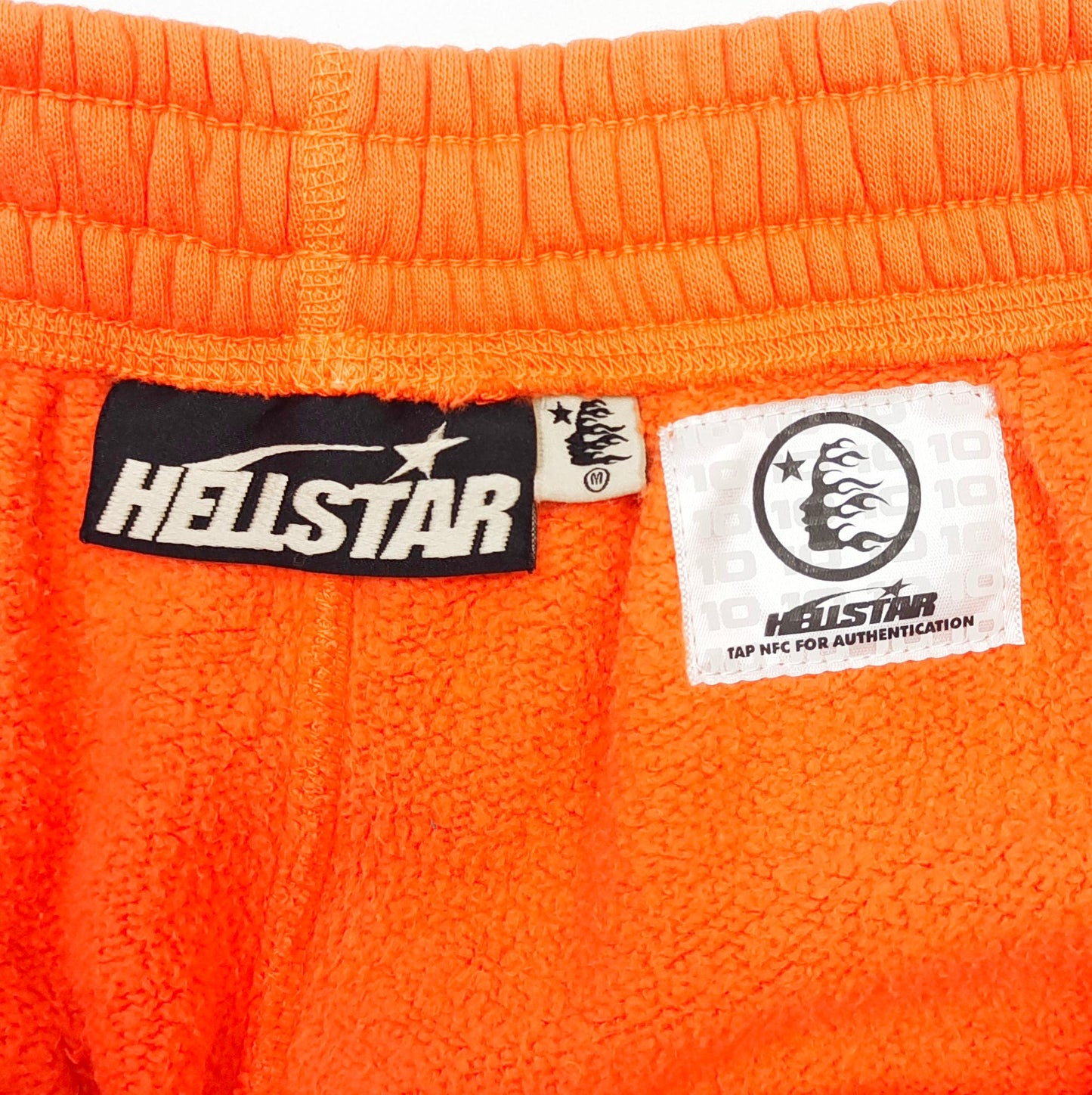 Hellstar Orange Faded Straight Leg Pants