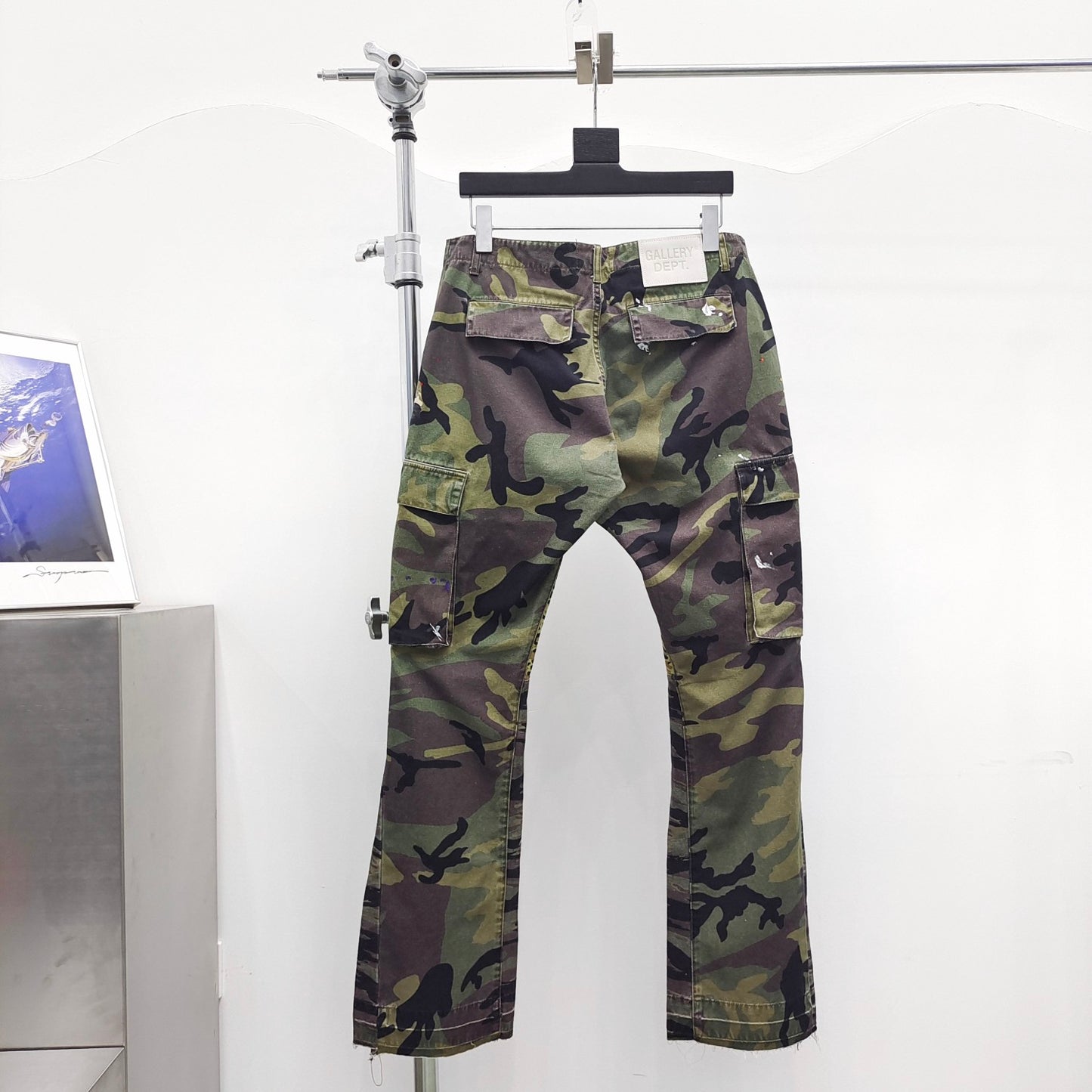 Gallery Dept Camouflage Cargo Flared Pants