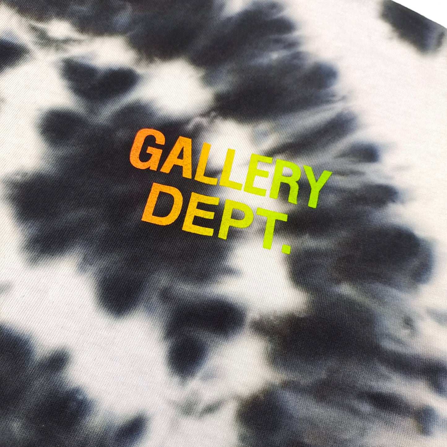 Gallery Dept Black White Tie Dye Tee