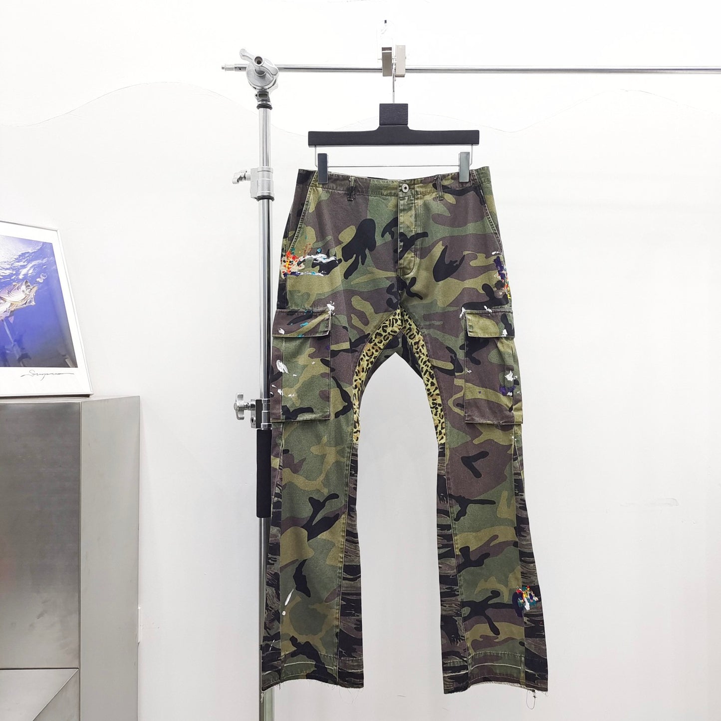 Gallery Dept Camouflage Cargo Flared Pants