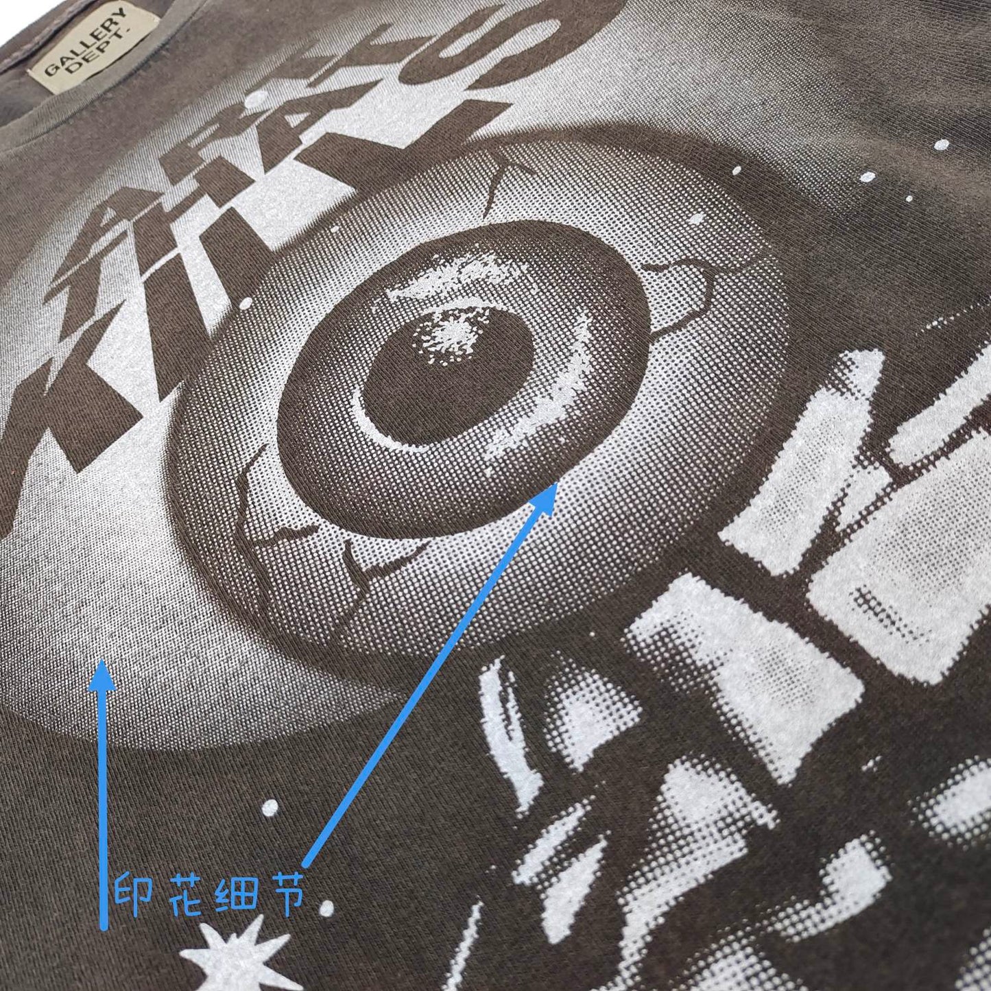 Gallery Dept Prophecy Eye Print Tee