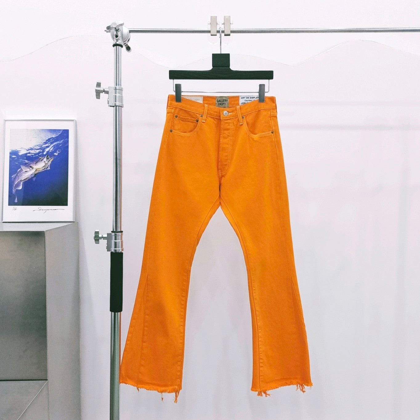 Gallery Dept Orange Flared Jeans