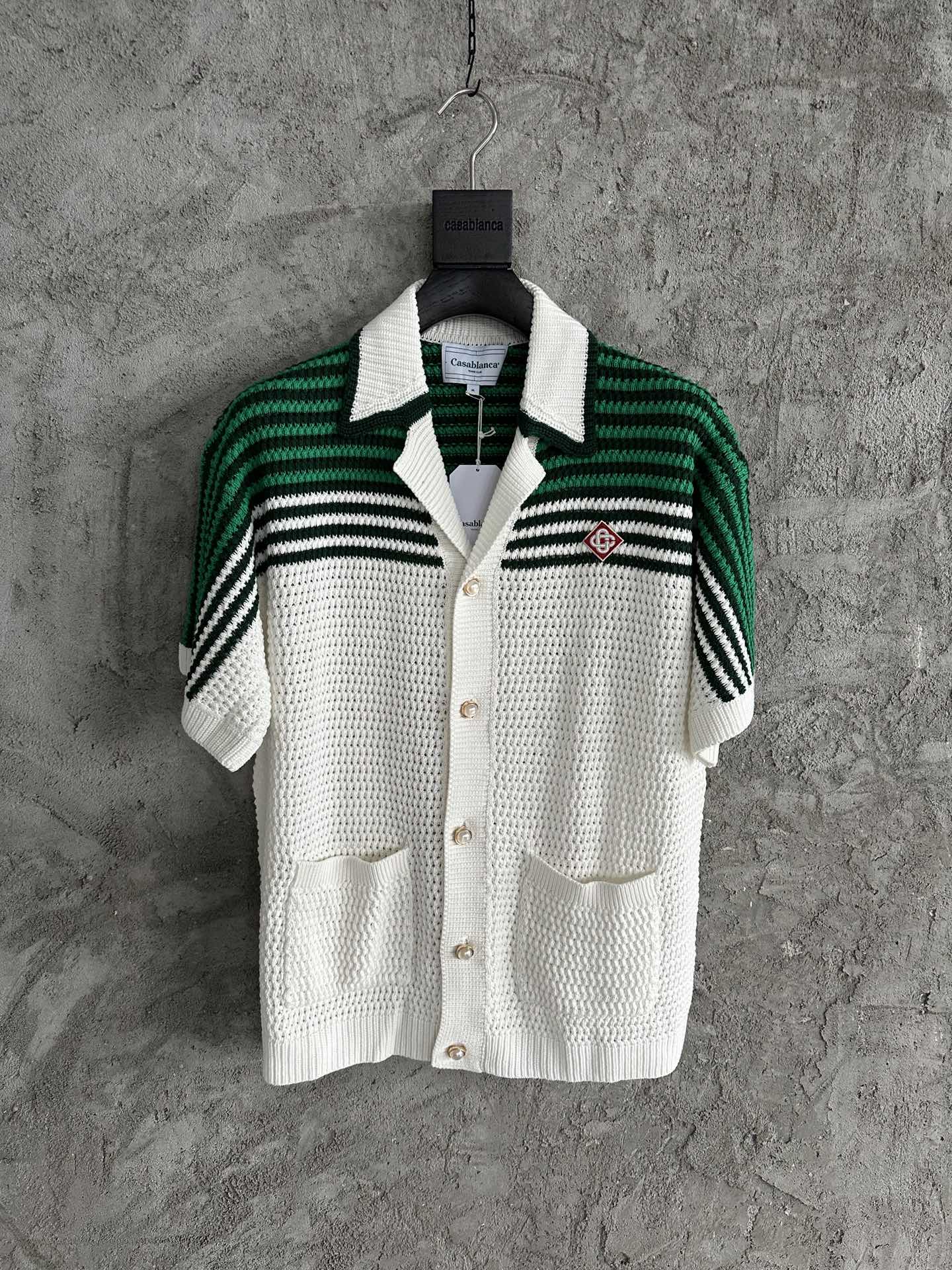 CASABLANCA Summer Men's Knitted Shirt