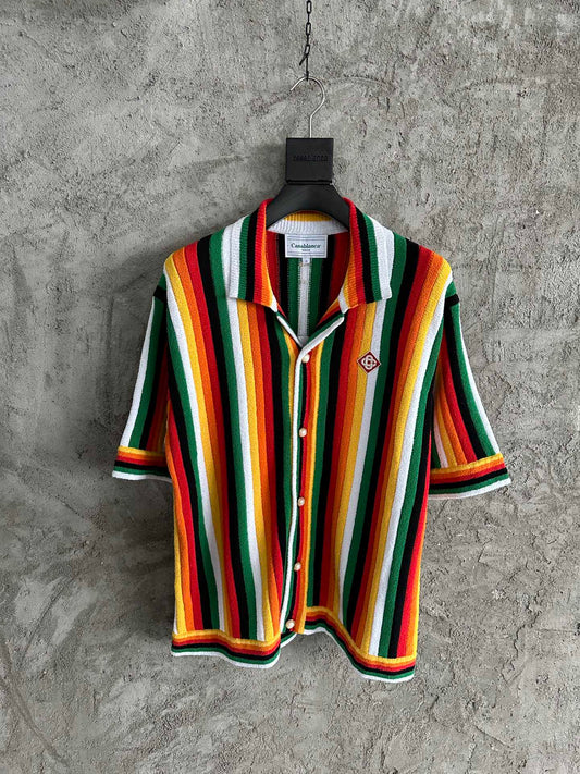 CASABLANCA Colorful Striped Shirt