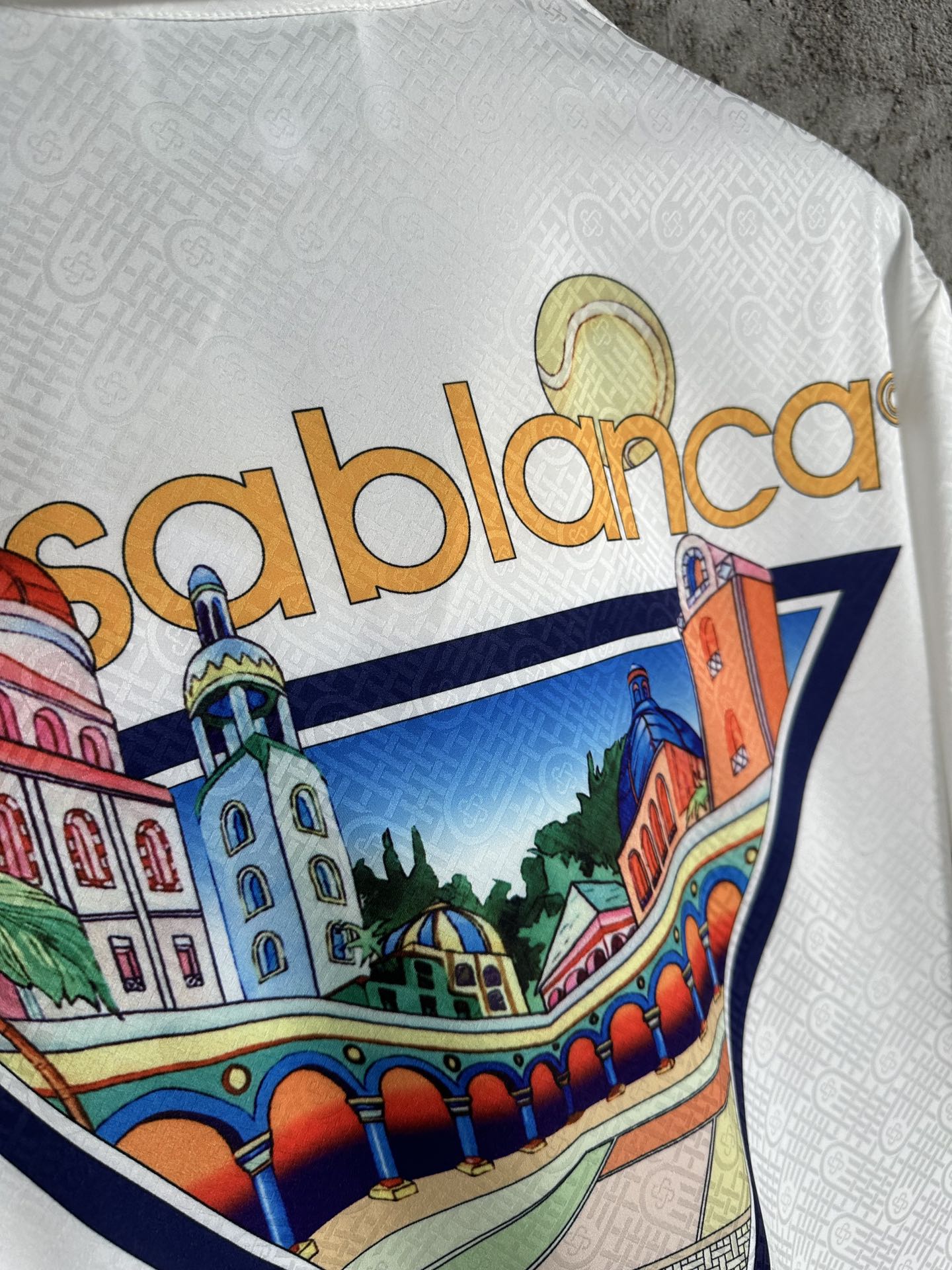 CASABLANCA Tennis Jacquard Shirt