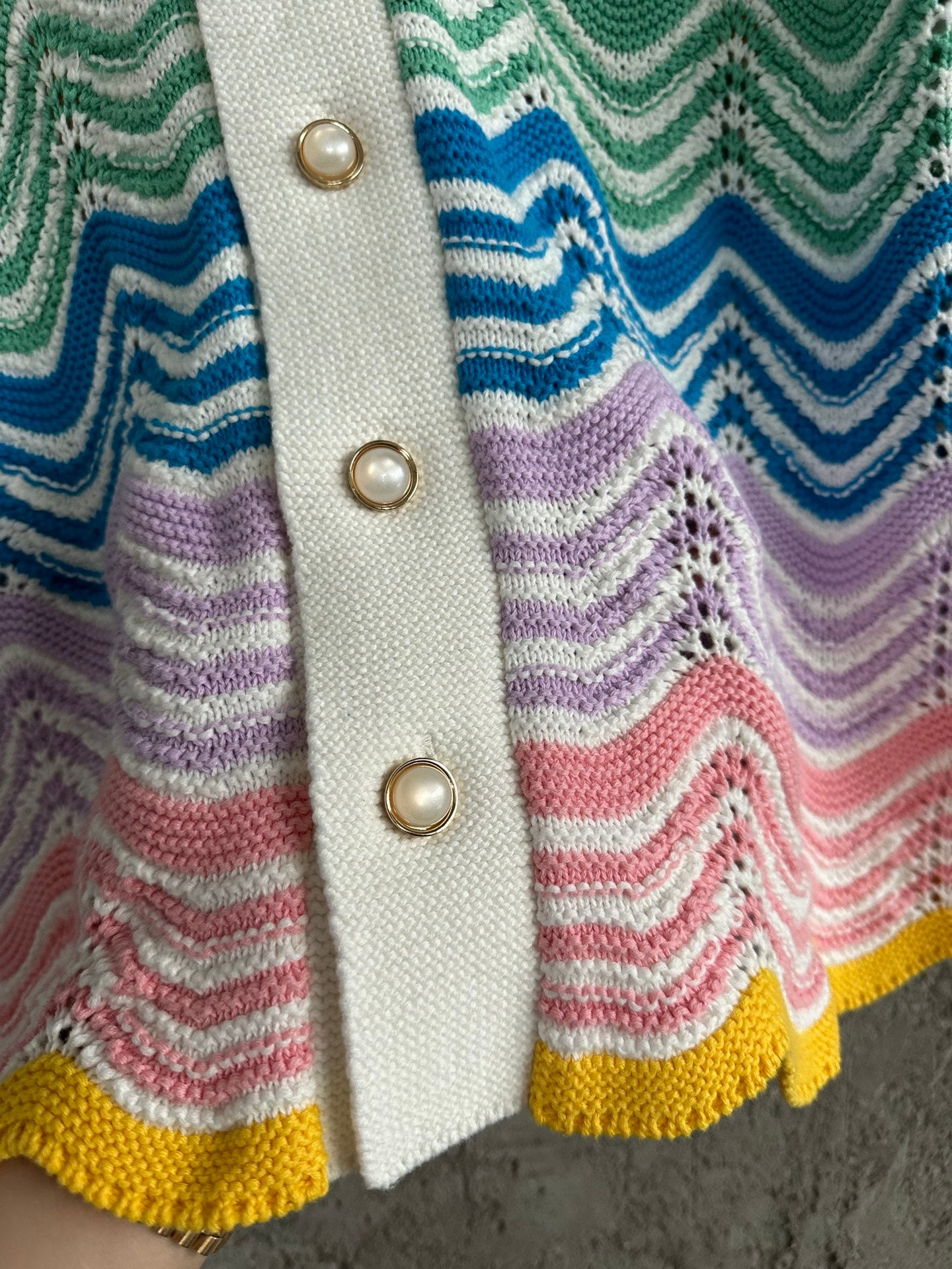 CASABLANCA Colorful Wave Woven Shirt