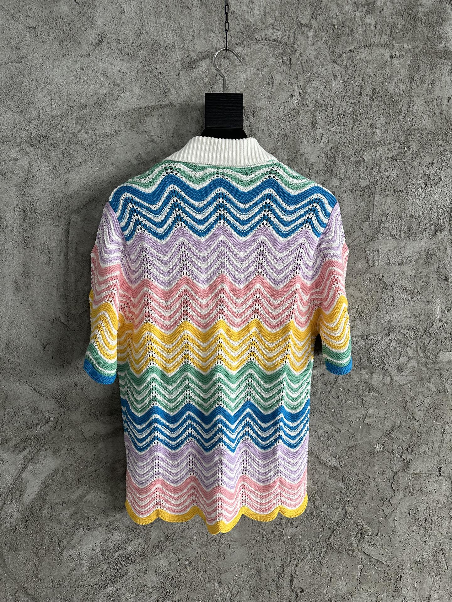 CASABLANCA Colorful Wave Woven Shirt