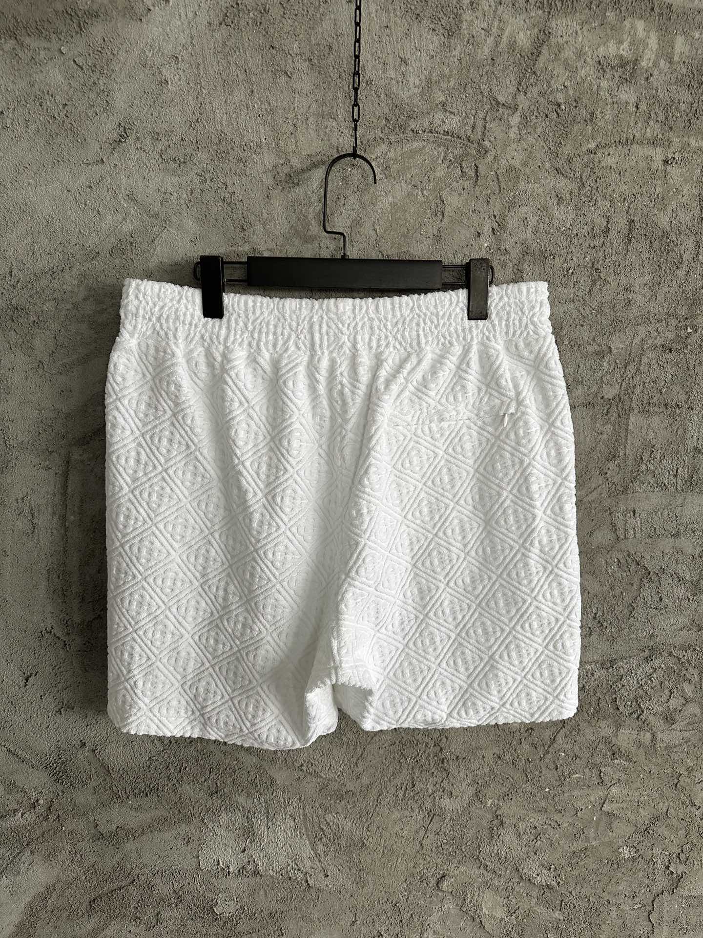 CASABLANCA Towel embroidered shorts