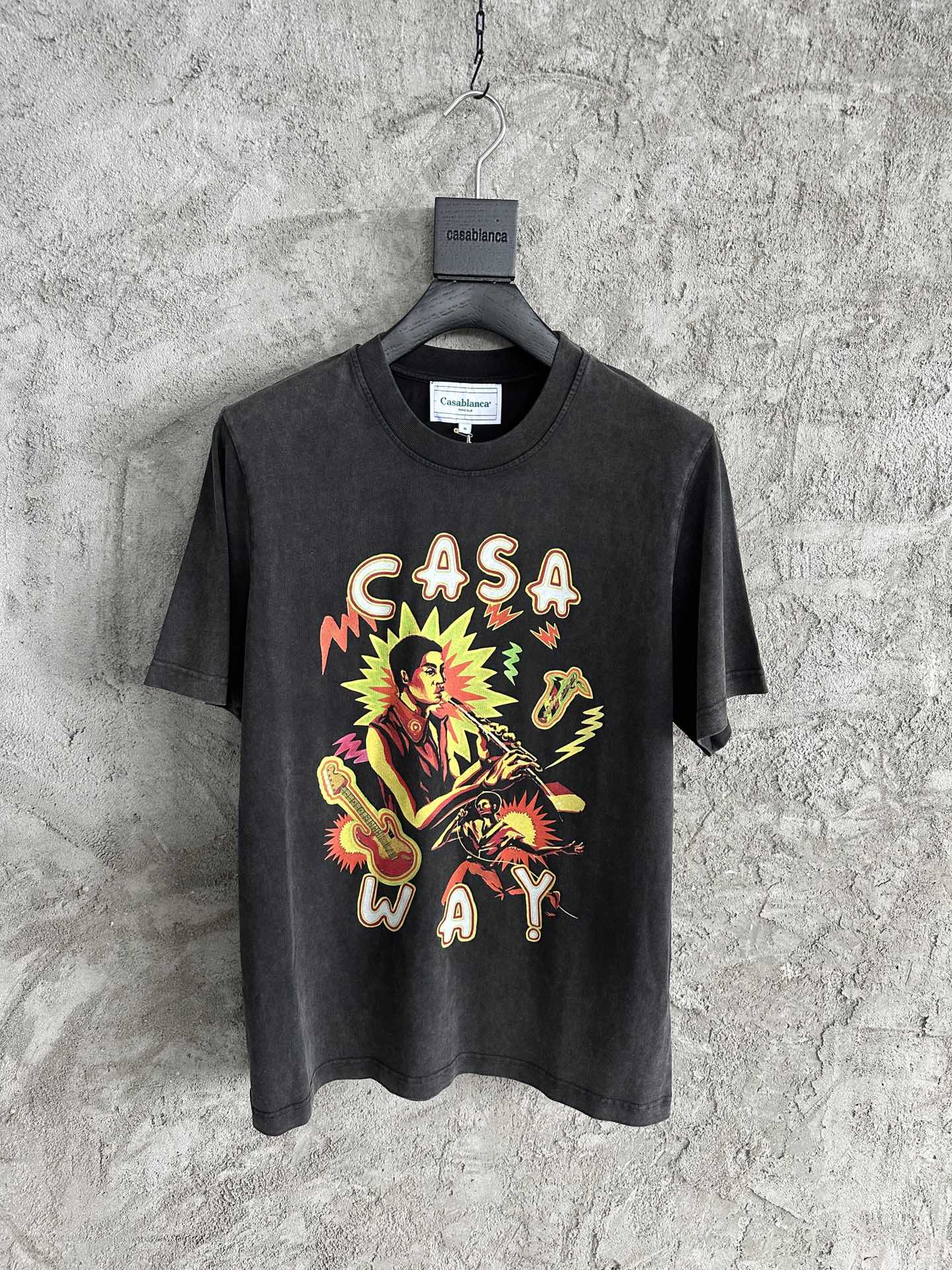 CASABLANCA Band Printed Tee