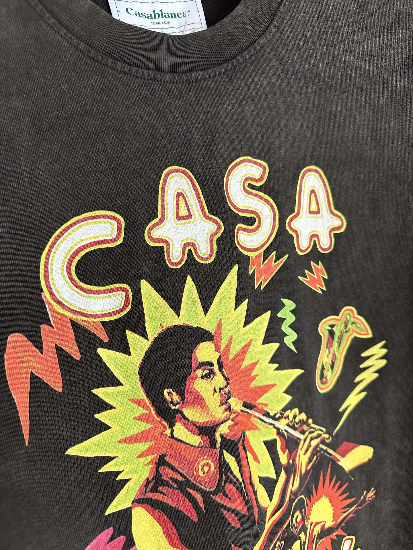 CASABLANCA Band Printed Tee